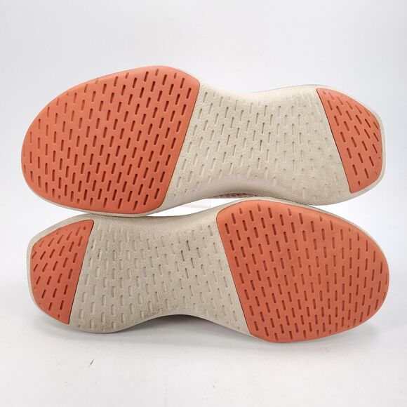Allbirds Tree Dasher Lace Up Athletic Running Shoe Womens Size 9.5 White Orange - Picture 7 of 9
